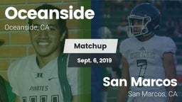 Matchup: Oceanside High vs. San Marcos  2019