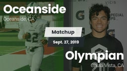 Matchup: Oceanside High vs. Olympian  2019