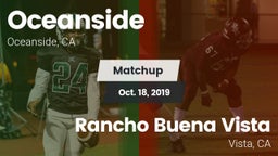 Matchup: Oceanside High vs. Rancho Buena Vista  2019