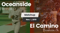 Matchup: Oceanside High vs. El Camino  2019