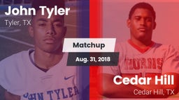 Matchup: John Tyler vs. Cedar Hill  2018