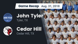 Recap: John Tyler  vs. Cedar Hill  2018