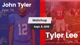 Matchup: John Tyler vs. Tyler Lee  2018