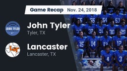Recap: John Tyler  vs. Lancaster  2018