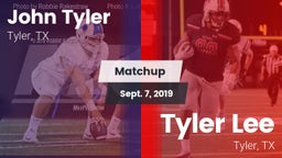 Matchup: John Tyler vs. Tyler Lee  2019
