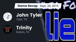 Recap: John Tyler  vs. Trinity  2019