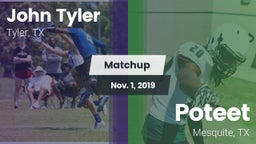 Matchup: John Tyler vs. Poteet  2019