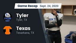 Recap: Tyler  vs. Texas  2020