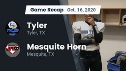 Recap: Tyler  vs. Mesquite Horn  2020