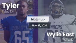 Matchup: Tyler vs. Wylie East  2020