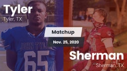 Matchup: Tyler vs. Sherman  2020