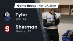 Recap: Tyler  vs. Sherman  2020