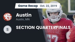Recap: Austin  vs. SECTION QUARTERFINALS 2019