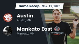 Recap: Austin  vs. Mankato East  2020