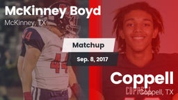 Matchup: McKinney Boyd High vs. Coppell  2017