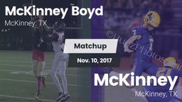 Matchup: McKinney Boyd High vs. McKinney  2017