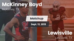 Matchup: McKinney Boyd High vs. Lewisville  2019
