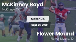 Matchup: McKinney Boyd High vs. Flower Mound  2020
