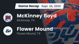Recap: McKinney Boyd  vs. Flower Mound  2020
