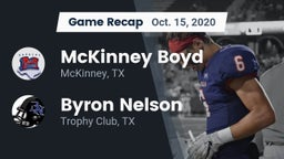 Recap: McKinney Boyd  vs. Byron Nelson  2020