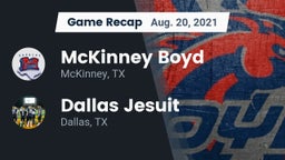 Recap: McKinney Boyd  vs. Dallas Jesuit  2021