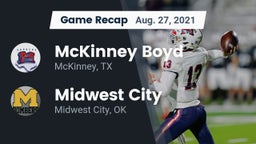 Recap: McKinney Boyd  vs. Midwest City  2021