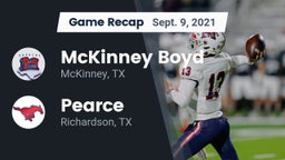 Recap: McKinney Boyd  vs. Pearce  2021