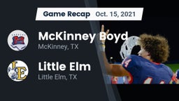 Recap: McKinney Boyd  vs. Little Elm  2021