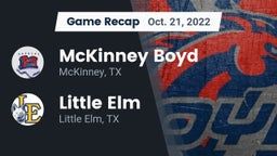 Recap: McKinney Boyd  vs. Little Elm  2022