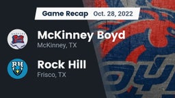 Recap: McKinney Boyd  vs. Rock Hill  2022