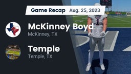 Recap: McKinney Boyd  vs. Temple  2023