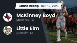 Recap: McKinney Boyd  vs. Little Elm  2023