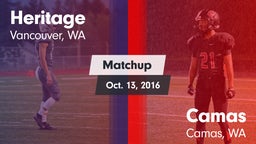 Matchup: Heritage  vs. Camas  2016