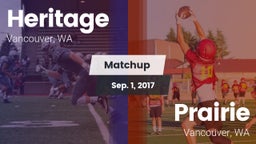 Matchup: Heritage  vs. Prairie  2017