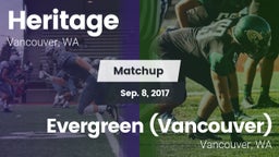 Matchup: Heritage  vs. Evergreen  (Vancouver) 2017