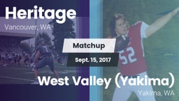 Matchup: Heritage  vs. West Valley  (Yakima) 2017