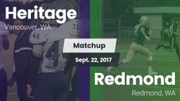Matchup: Heritage  vs. Redmond  2017