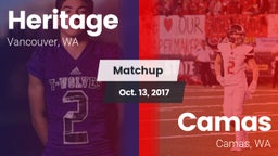 Matchup: Heritage  vs. Camas  2017