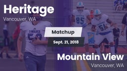 Matchup: Heritage  vs. Mountain View  2018
