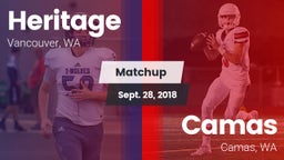 Matchup: Heritage  vs. Camas  2018