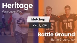 Matchup: Heritage  vs. Battle Ground  2018