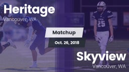 Matchup: Heritage  vs. Skyview  2018