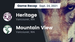 Recap: Heritage  vs. Mountain View  2021