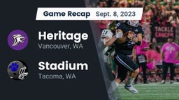 Recap: Heritage  vs. Stadium  2023
