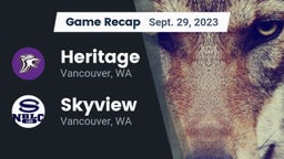 Recap: Heritage  vs. Skyview  2023