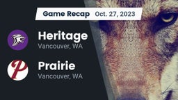 Recap: Heritage  vs. Prairie  2023