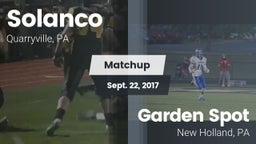 Matchup: Solanco  vs. Garden Spot  2017