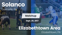 Matchup: Solanco  vs. Elizabethtown Area  2017