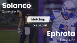 Matchup: Solanco  vs. Ephrata  2017