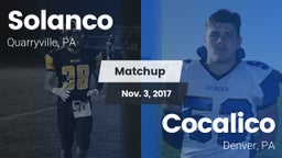 Matchup: Solanco  vs. Cocalico  2017